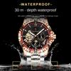 Top Brand Men's Automatic Mechanical Multifunctional Men's Watch Luminous Waterproof Fashion Watch