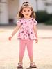 Little Maven Summer Girls' Cute Two-Piece Set - European & American Style
