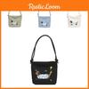 Adorable Trendy Women's 2024 New Cute Canvas Shoulder Bag Soft Crossbody Tote