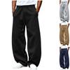 Mens Baggy Sweatpants Wide Leg Sweat Jogging Pants