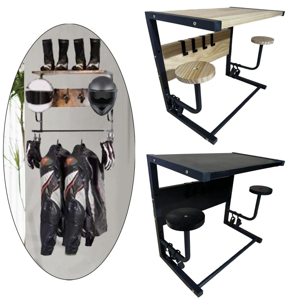 Helmet Display Hanger Sturdy for Home Decoration Motorcycle Accessories Wood