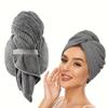 1pc Women's Quick-Dry Microfiber Hair Towel Turban - Super Absorbent High-Suction Hair Wrap for Wet Hair