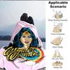 1ks Wonder Woman, Superhrdinská deka Polyesterové vlákno, Celoroční pohodlí na pohovku, Postel, Kancelář, Auto, Kempování Ideální domácí dekorace a dárek, Pohodlí v kanceláři