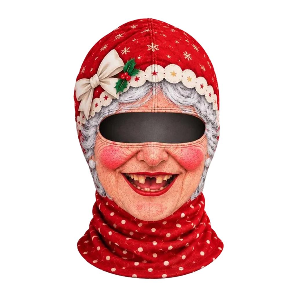 Funny Face Pattern Ski Cover for Winter Outdoor Activities