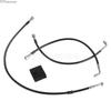 45° 180° 0° Motorcycle Cylinder Banjo Motorcycle Brake Hose Hydraulic Line Cable For Harley Dyna Fat Bob FXDF Low Rider FXDL ABS