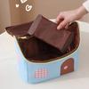 House Shape Makeup Bag Cute Cosmetic Storage Case with Top Handle Travel