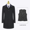 Men's Professional Wool Blend Mid-Length Overcoat