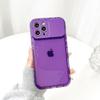 Fold Camera Flip Mirror Stand Holder Transparent Phone Case For Phone 17 Pro 16 15 14 Plus 11 Pro Max 13 12 XS X XR Cover