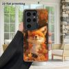 Phone Case: 2D Flat Samsung Galaxy A34 A35 M05 M06 S20 S22 S21 FE Plus 5G Protective Case, Couple Style, Sleeping Fox, Christmas and Halloween Gifts