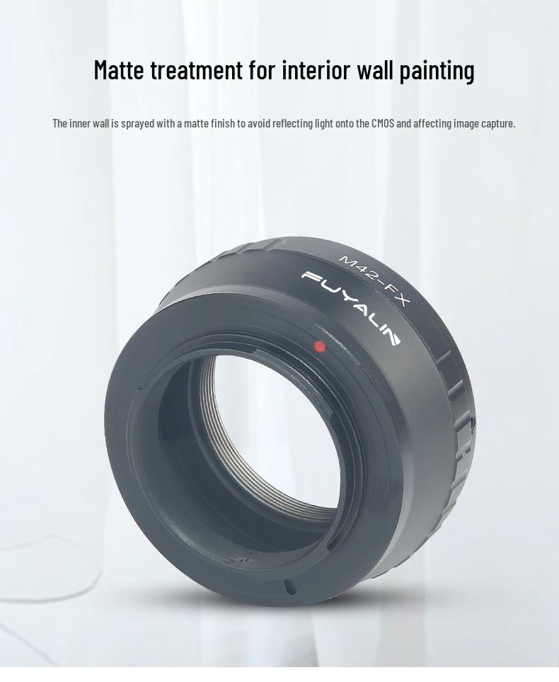 M42-FX Lens Adapter for Takumar M42 Lenses To Fujifilm X-H1, X-M1, X-A3 Mirrorless Cameras