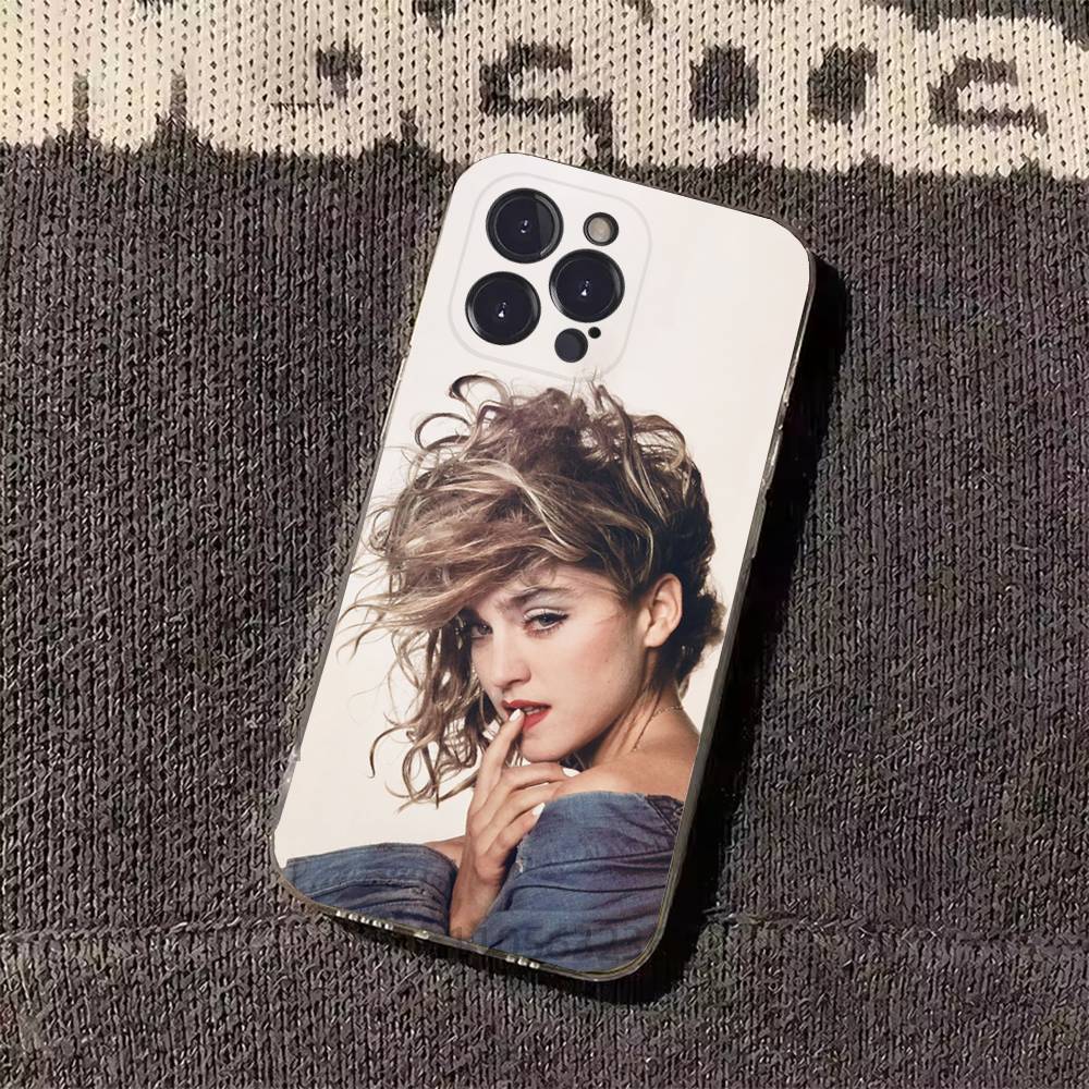 M-Madonna-S 80s Phone Cases For iPhone 17 16 15 14 13 12 11 Pro Max Plus Luxury Camera Protection Plastic