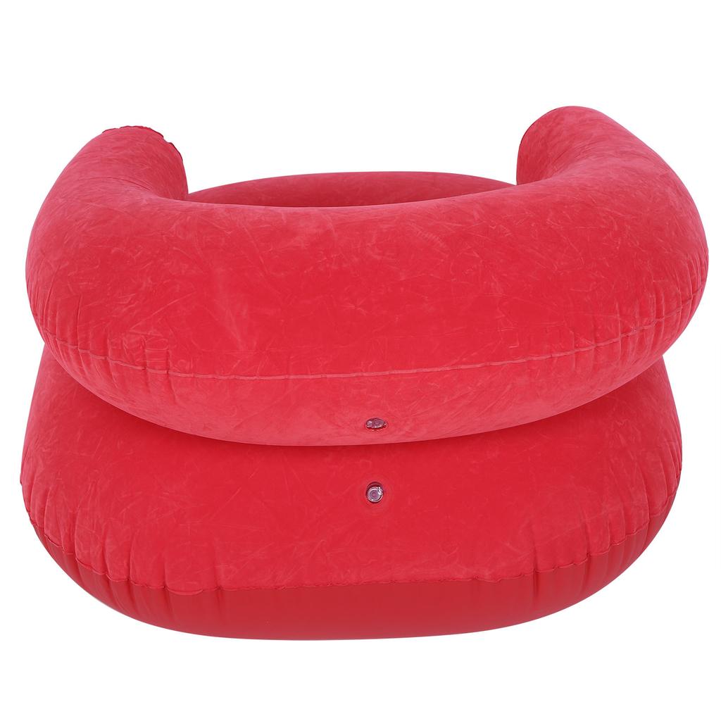 Inflatable Flocking Sofa Chair with Armrest for Living Room Bedroom Outdoor Furniture Supplies