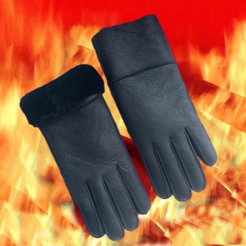 Plüsch-Winterhandschuhe Warme Fahrradhandschuhe Modische Fahr-Fäustlinge Herren Damen