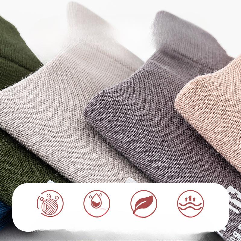 Summer Pure Cotton Shallow-mouthed Anti-pilling Invisible Socks That Won't Fall Off and Summer Thin Solid-colored Women's Boat Socks
