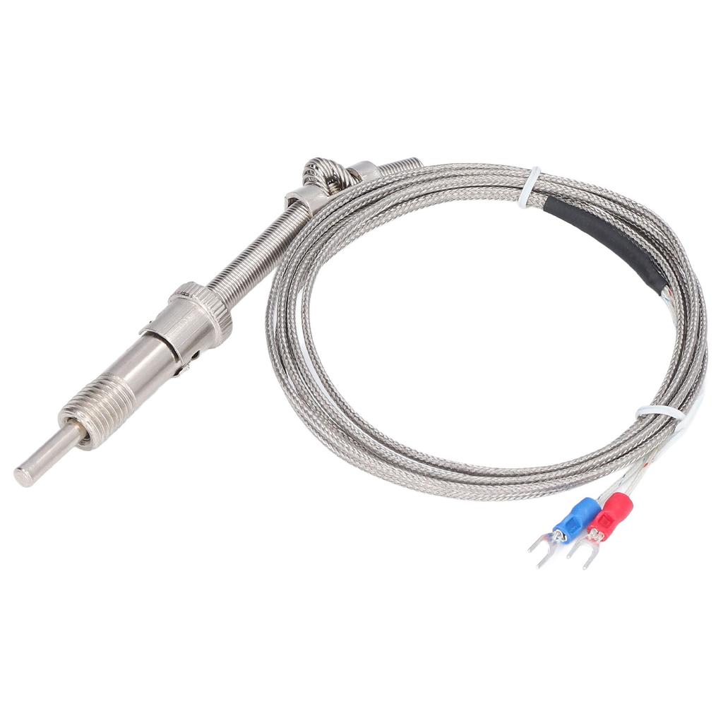 K Type Screw Probe Temperature Sensor Straight Handle Thermocouple Transducer 0?800 Celsius  WRNT