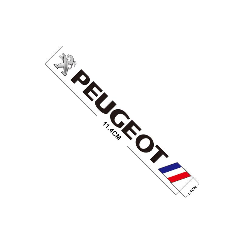 4 Pezzi Adesivi Emblema Auto Decalcomania Decorazione Per Peugeot 5008 408 308 Landtrek 208 2008 3008 Rifter 508 e-Expert e-TRAVELLER 301