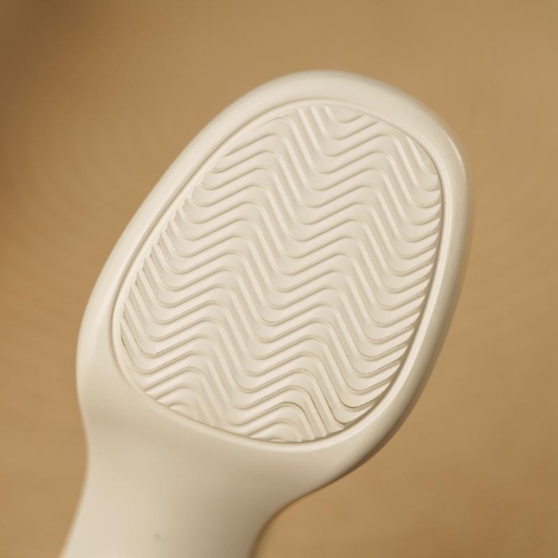 Fashion Women's new leather cowhide thick sole rhinestone bow, thick heel high-heeled toe bag, elastic band Mueller sandals