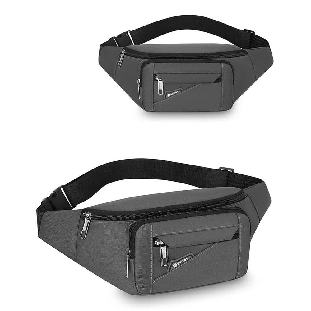Fashion Nylon Men's Chest Bag Waterproof Anti-theft Waist Bag Large-capacity Wear-Resistant Shoulder Bag Unisex