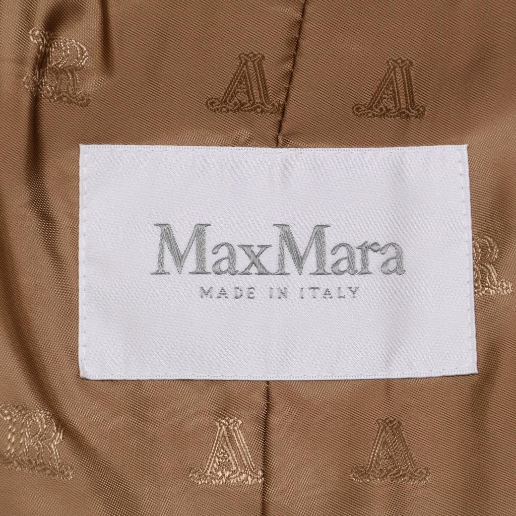 Max Mara [Excellent Condition/Domestically Authorized] 108606236 RANGHI Teddy Bear Camel Blend Short Jacket 40 BrownUsed
