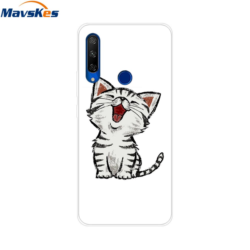 Painted Case For Alcatel 1S 2020 5028Y 5028D Case TPU Soft Silicone Cover Funda For Alcatel 1S 2020 Case Cover Etui Bumper Coque
