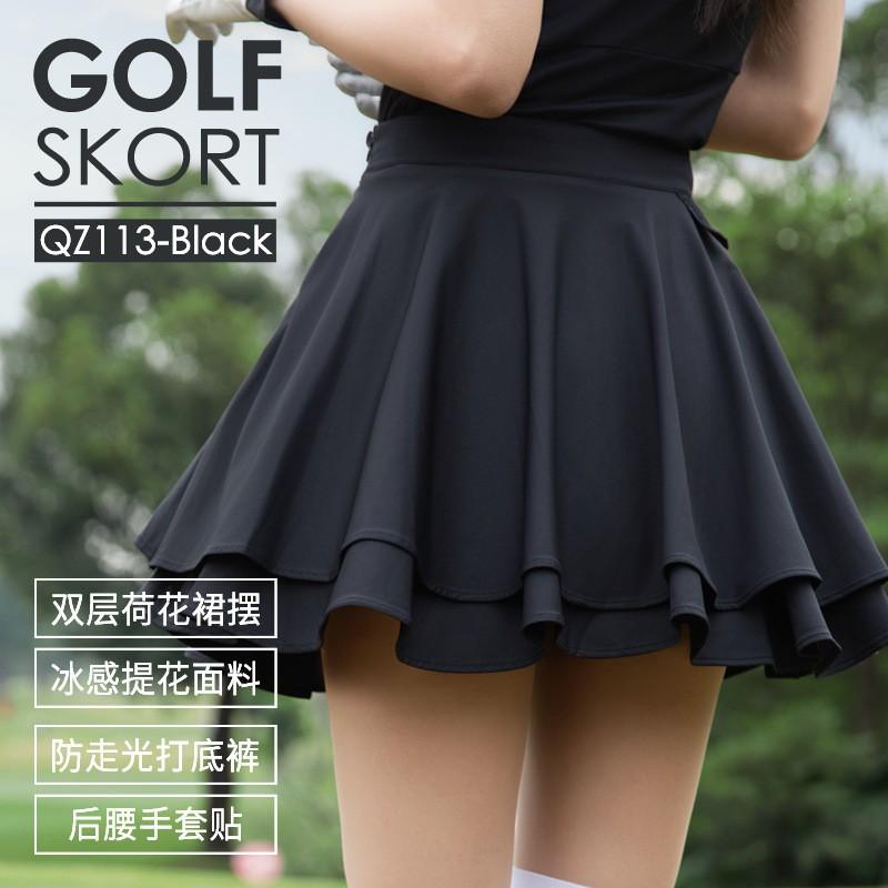Womens Golf Skort With Built-in Shorts Sport Skirt Tennis Running Fitness Active Wear