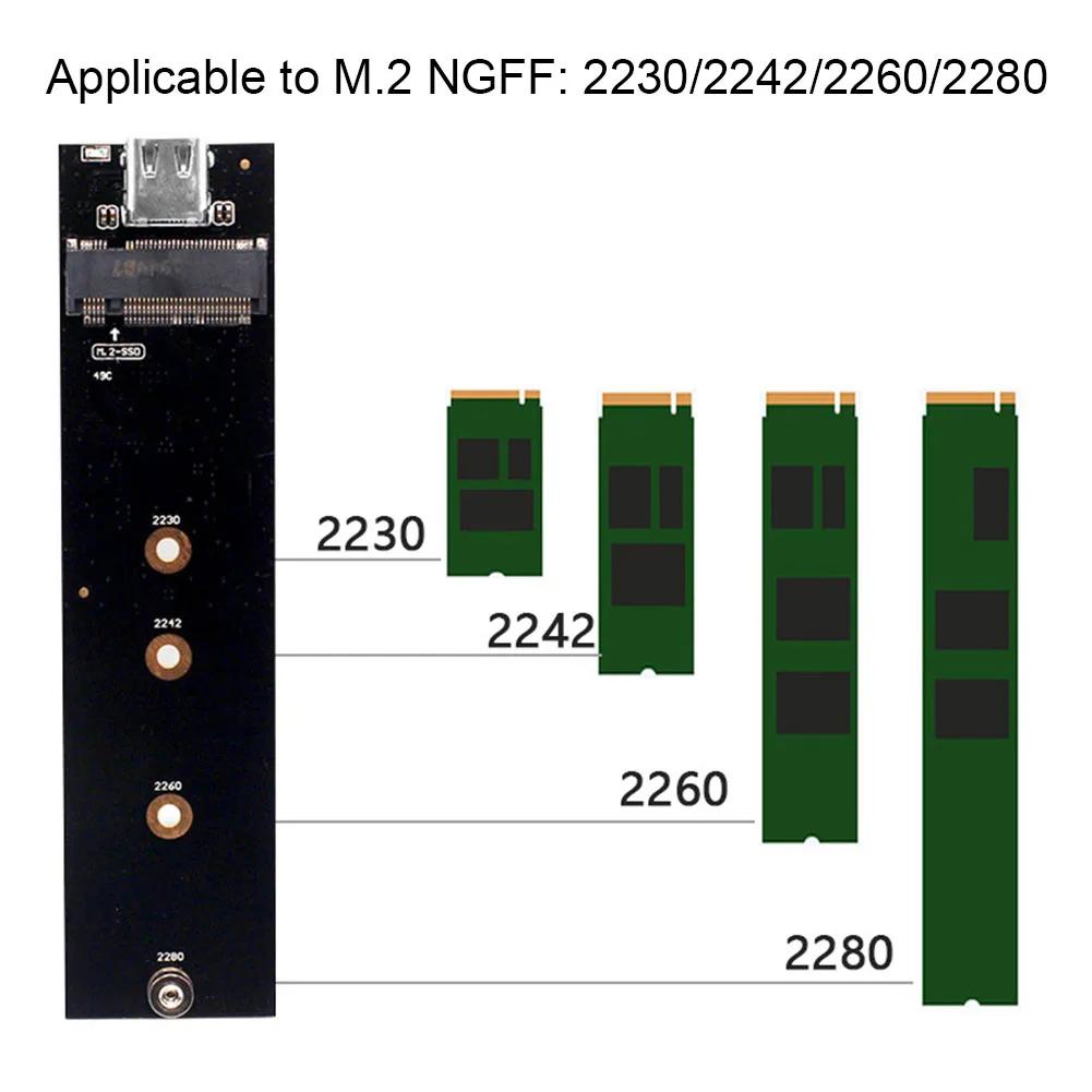

Адаптер-конвертер M.2 в USB 3,1 типа C 10 Гбит/с 6 Гбит/с в адаптер 3,1 M2 2280 типа для 2230 SSD B K6K5