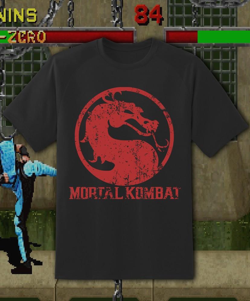 Mortal Kombat Classic Logo Shirt Adult & Youth sizes up to 6XL Fast Ship!! Unisex T-Shirt