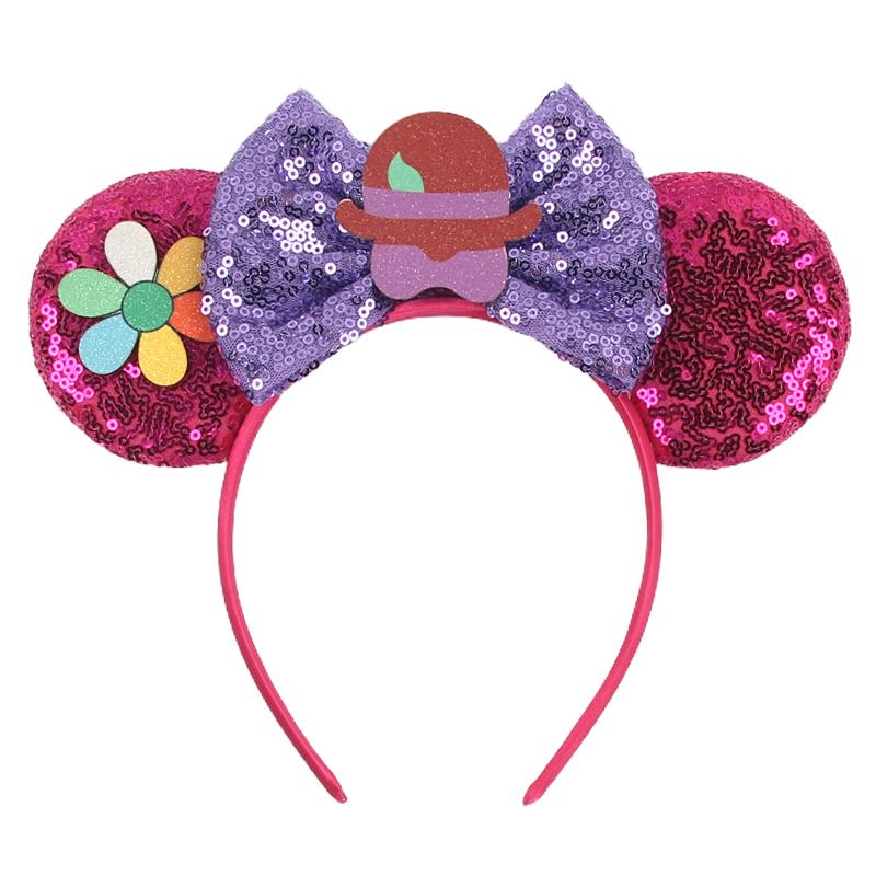 Nieuwste Mickey Mouse Oren Hoofdband Kid Adult Festival Party Pailletten Strik Haarband Vrouwen Baby Girl Party Haar Accessoires