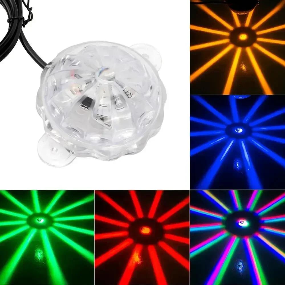 12V Motorcycle LED Chassis Light RGB Flash Strobe Lamp Motorbike Decoration Atmosphere Light Universal Motorcycle Light
