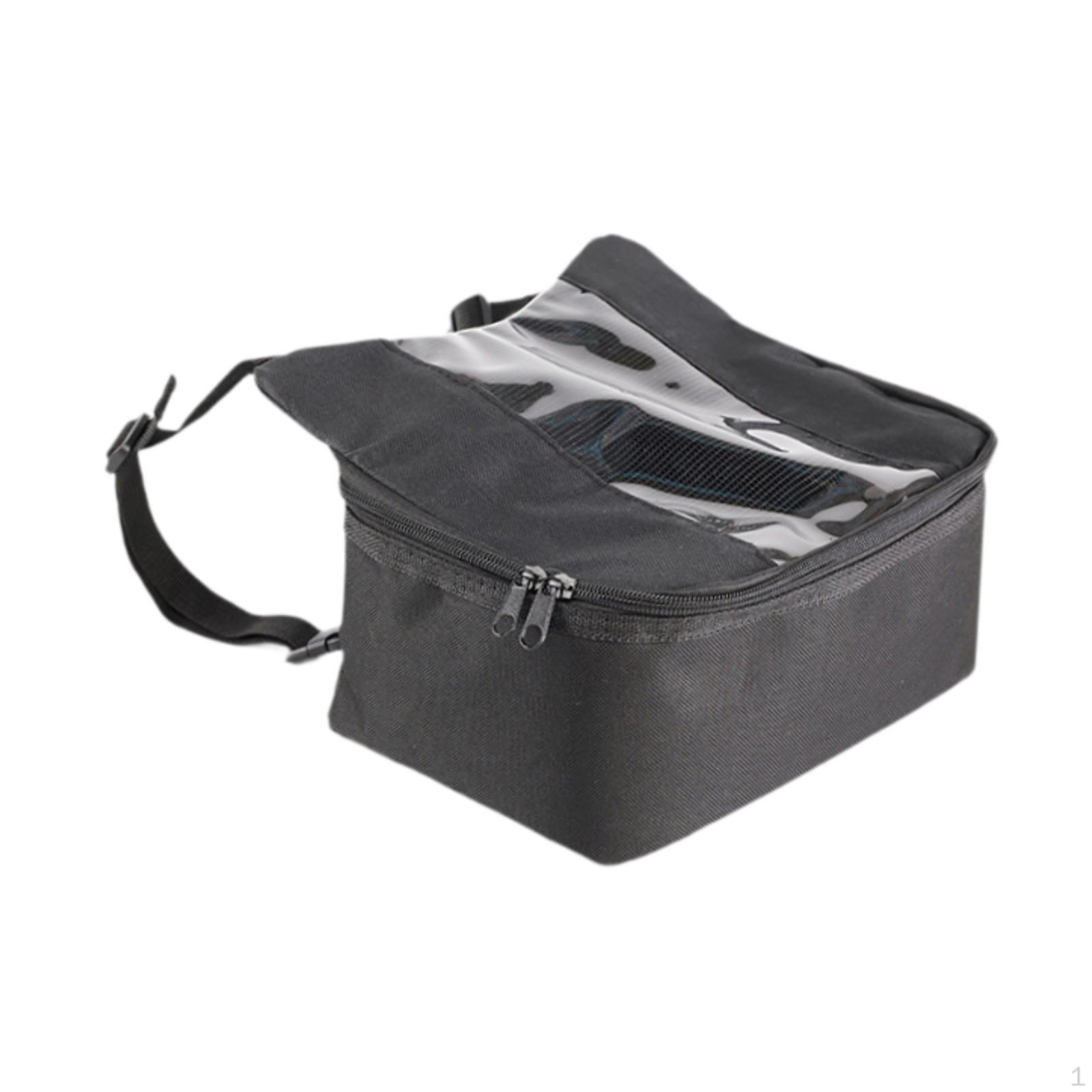 

Front Bag Motorcycle Handlebar with Rain Cover Rainproof Universal Saddlebag for S Vertical