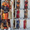 Fashion Autumn Winter Long Sleeve POLO Neck Casual Dresses