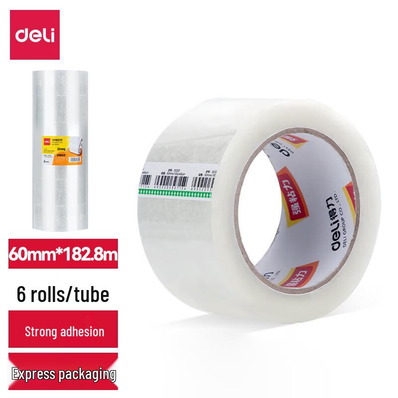 Deli 30335 Transparent Packing Tape