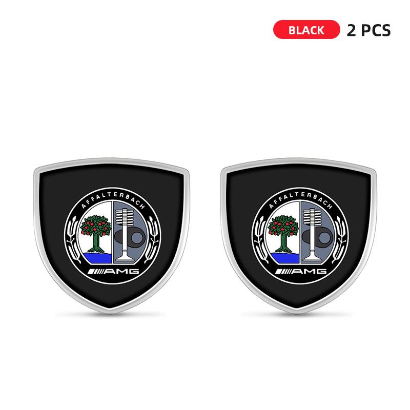 Car Styling 3D Aluminum Emblem Car Decoration Body Stickers Decals For Mercedes Benz W211 W203 W210 W124 AMG W202 Car Accesorios
