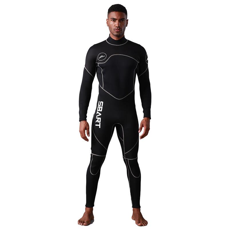 SBART Men s 3MM Thermal One-Piece Wetsuit M