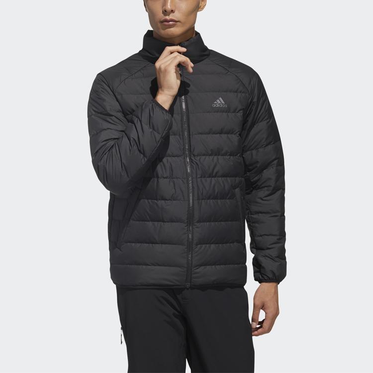 Adidas 3-In-1 Down Jacket with Detachable Hood and Multiple Pockets Men Outerwear Prairie-Brown GP2917