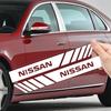2 STÜCK Auto Rückspiegel 3D Aufkleber Dekoration Embleme Styling Für Nissan Nismo juke leaf micra k12 note patrol qashqai j11 j10 tiida versa xtrail