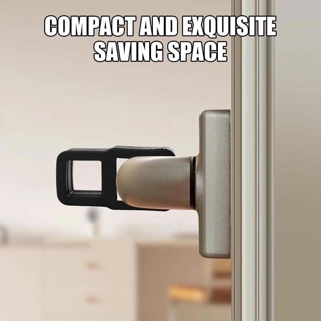 Portable Handles Door Stopper Silicone Gel Door Stop With Noise Reduction Transparent Wall Protection Door Knob Bumper For Kids