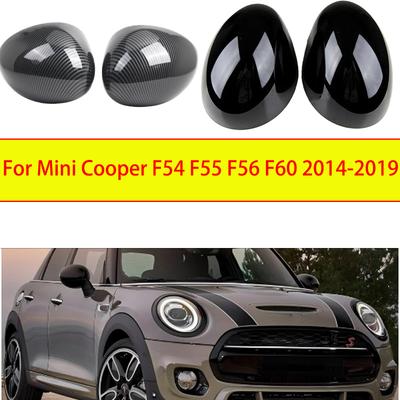 For Mini Cooper F54 F55 F56 F60 2014-2019 1 Pair Door Side Wing Mirror Cover 51167401229 Exterior Rear View Side Cap