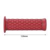 nakira Motorcycle Grip Moped Handle 0.9 inch (22.2 mm) Non-Piercing Rubber C-Type (Bordeaux)