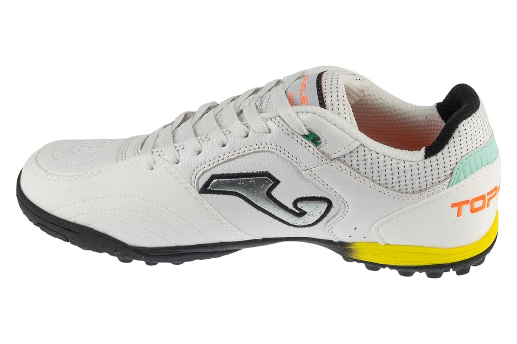 Joma Top Flex 25 TOPS TF, weiße Turf-Fußballschuhe für Herren
