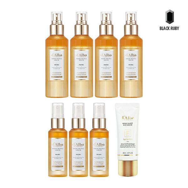 d Alba Mist Serum White Truffle Prime 100ml x4 + 50ml x3 + Glow Sun Serum 30ml