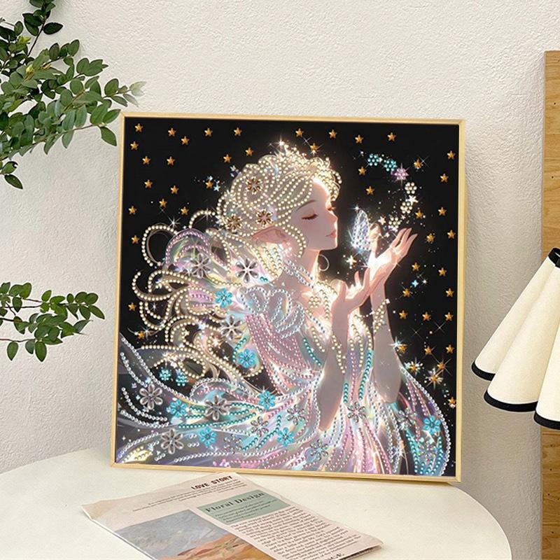 Diamond Painting, Special-Shaped Diamond Painting, Handmade Sticker Material Package 30 * 30 Diamond Sticker Diy Decorative Painting Cross-Border