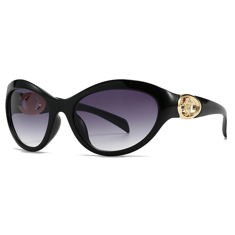Foreign Trade Cross-Border Modern Sunglasses European and American Street Photography Ins Popular Model Cat-Eye Sunglasses for Women Lh272