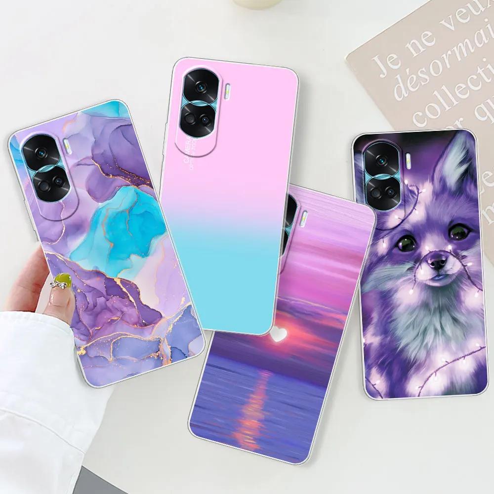 For Honor 90 Lite Case Coque For Honor 90 Pro Shockproof Cover Soft Silicone Clear Phone Case For Huawei Honor 90 Bumper Fundas