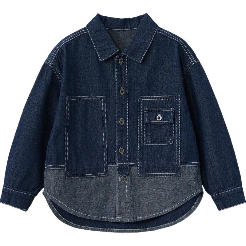 

ASK JUNIOR Unisex Kids Spring Denim Jacket 140