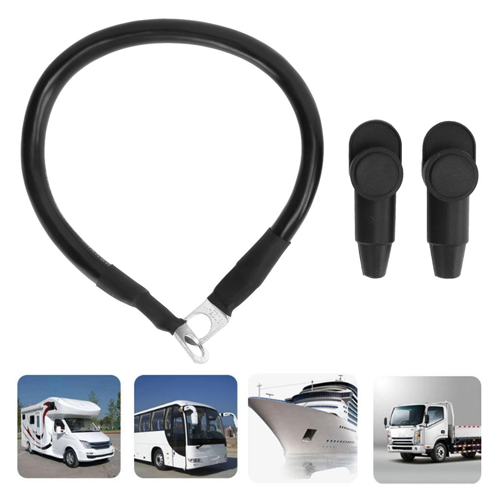 4AWG Ground Wire Strong Toughness Soft Wear Resistant High Temperature Resistant Battery Cable for Campers Boats Cars