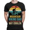 Mountain Biking Dad Like A Regular Dad But Cooler Vintage Mens TShirts #TA25 Unisex T-Shirt