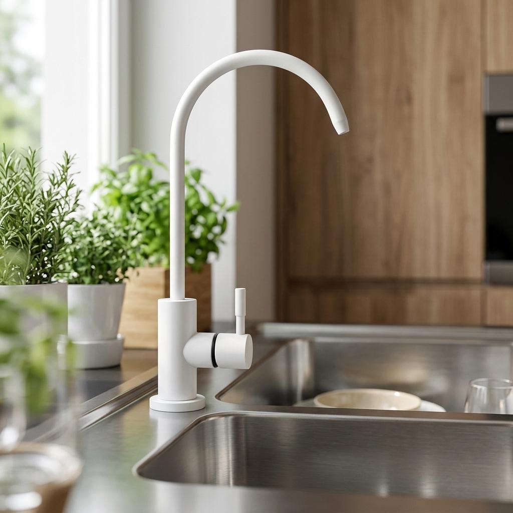 Hot-selling White High-quality Stainless Steel Reverse Osmosis Water Purifier Faucet Rust-proof Leak-proof Easy Household белый