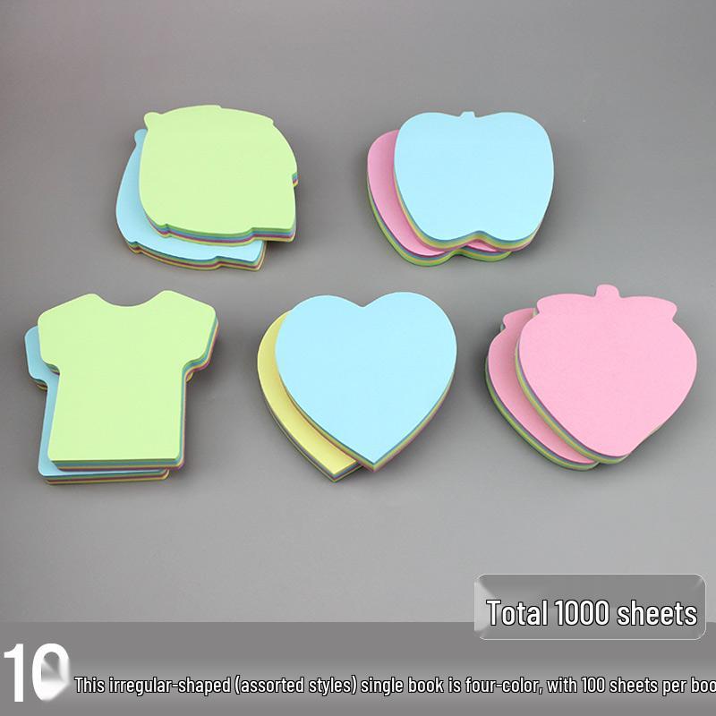 Sticky Notes for Students: Creative & Adhesive Memo Pads, Small Strips, Reusable, Self-Adhesive Labels