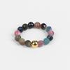 4mm Beads Rings For Women Men Trendy Cuboid Beaded Rings Chakra Healing Quartzs Finger Rings Handmade Hit Rings Jewelry Party